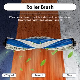 (21 Pack) X5 Omni Replacement Parts Compatible with ECOVACS DEEBOT X5 Omni/ X5 Pro Omni Robot Vacuum Cleaner, 1 Roller Brush, 4 Side Brushes, 7 Dust Bags, 5 HEPA Filters, 4 Mop Pads, Accessories Kit