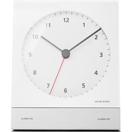 Jacob Jensen 342 Quartz Alarm Clock White