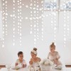 52Ft White Leaf Polka Dot Garland Party Decorations Paper Hanging