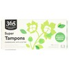 365 by Whole Foods Market Organic Super Tampons Cardboard Applicator,