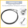 REPAIROCK 51.18" Length 10mm ID Motorcycle Hydraulic Brake Line Oil
