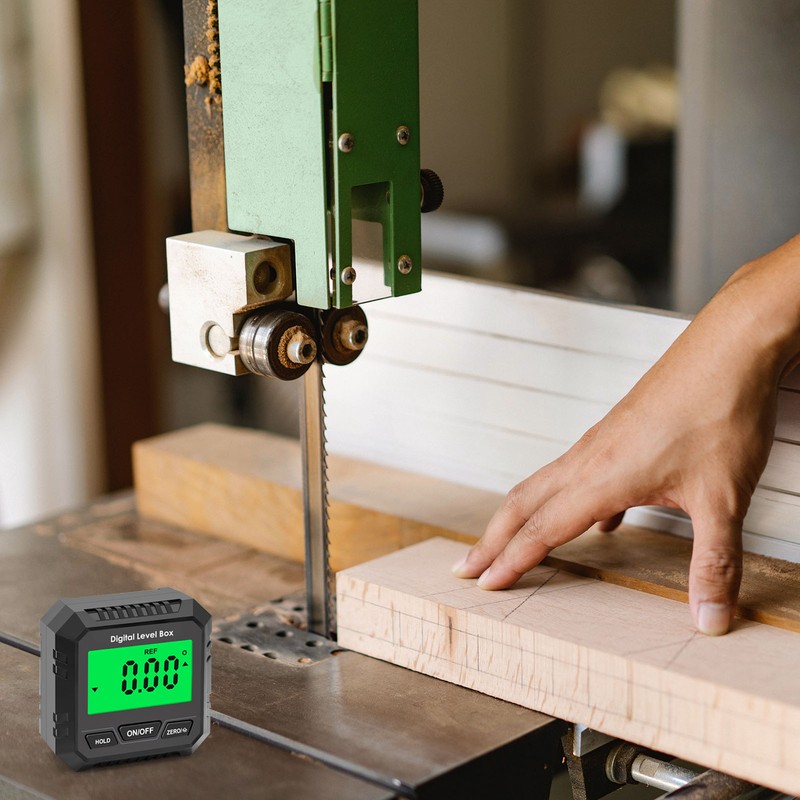 Digital Level Box Magnetic Angle Finder Protractor Inclinometer for Carpentry