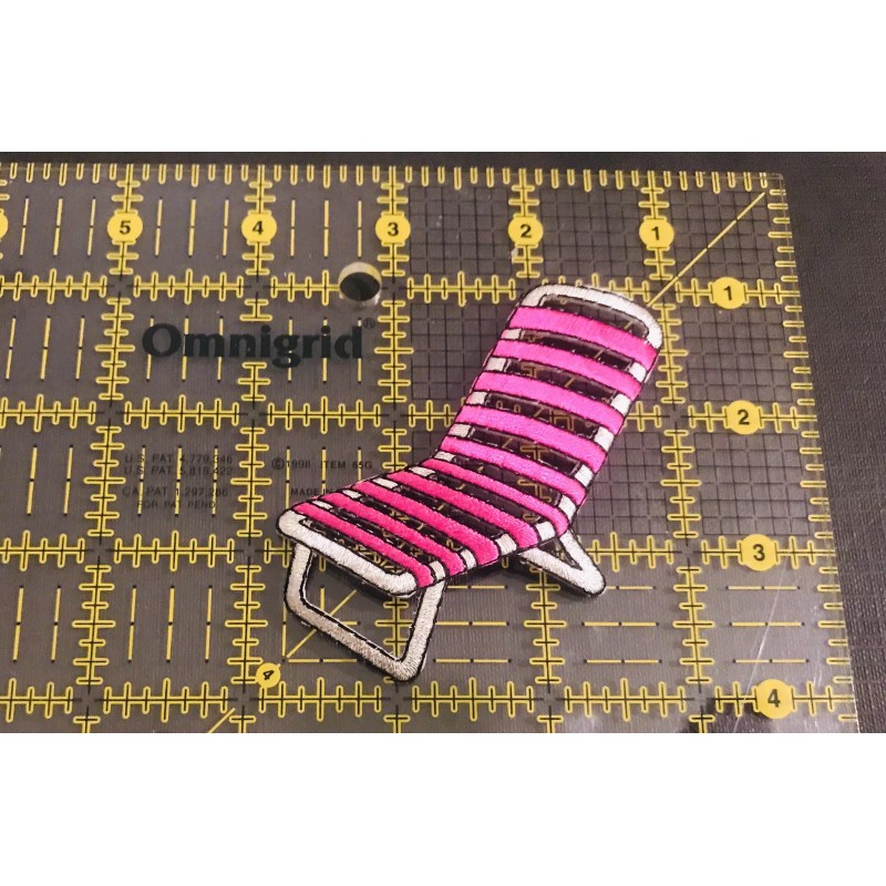 Beach Pool Chair Patch Pink Pool Chair Patch Iron On