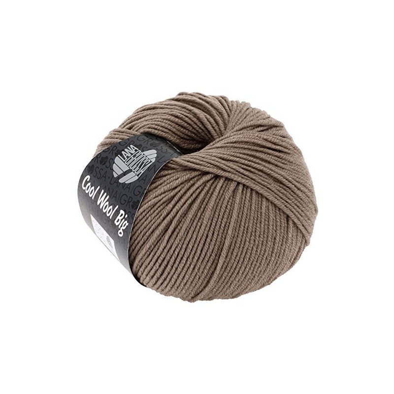 Lana Grossa Wolle COOL WOOL BIG Farbe 0686 taupe