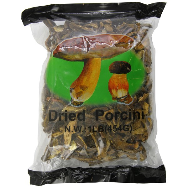 Mushroom House Dried Porcini Mushrooms Grade AA, 1 Pound