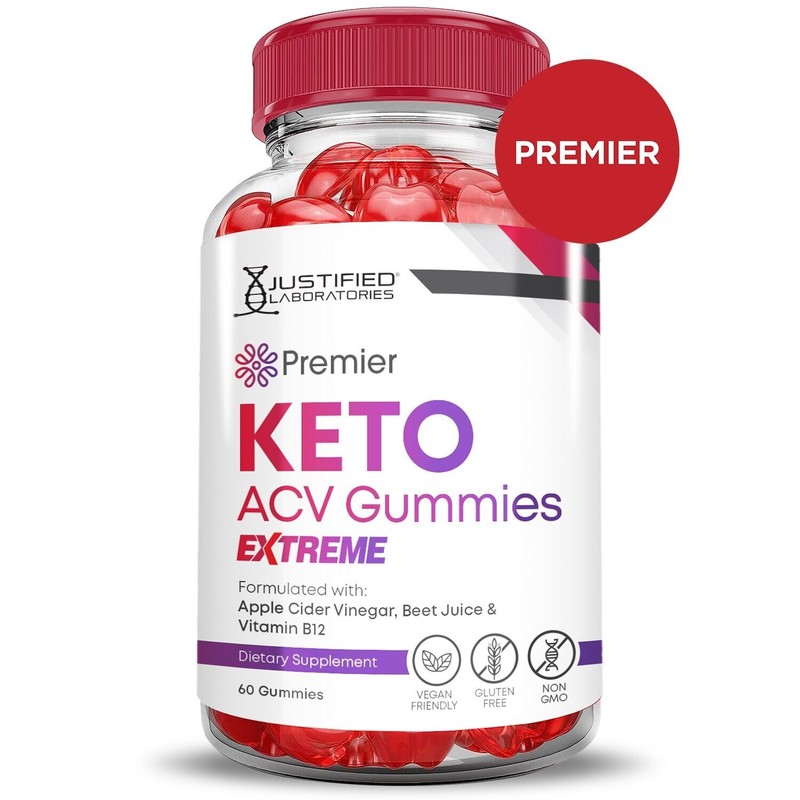 Justified Laboratories Premier Keto Extreme ACV Gummies 2000MG Apple Cider