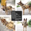 Forestpaw Tactical Dog Harness for Large Dogs,Tactical Dog Collar with