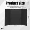 Paterr Trifold Poster Board with Storage Bag, Hook and Loop