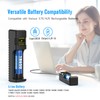 18650 Battery Charger, Universal Intelligent Li-ion Charger for 3.7V Rechargeable