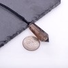 2 Inches Large Healing Crystal Necklace Smoky Quartz Pendant with