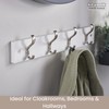 keypak Minimalistic Wall-Mounted Coat Rack – 4 Hooks on Stylish