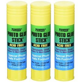 Pioneer Value Sized Photo Glue Stick 25 Grams/.88oz (3 Pack)
