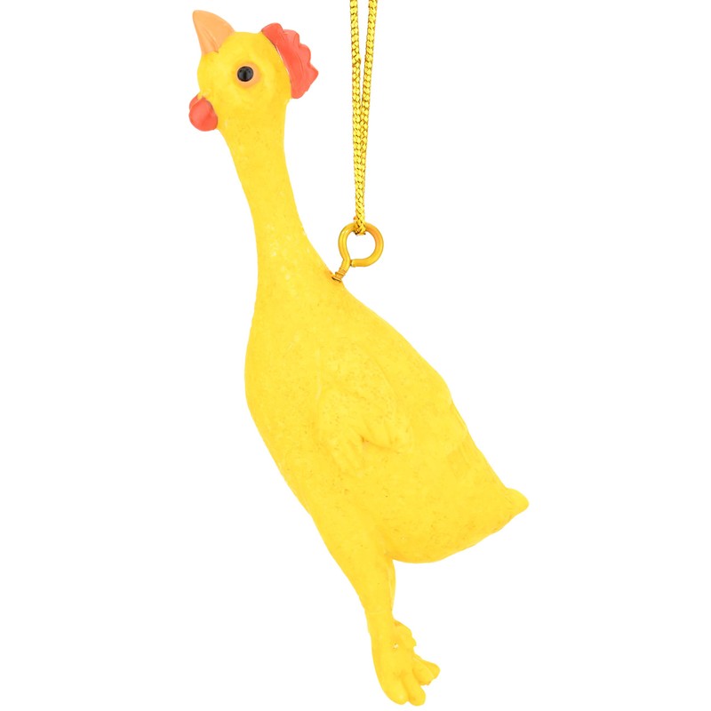 Tree Buddees Funny Rubber Chicken Christmas Ornaments