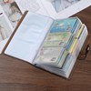 Romozi RFID Credit Card Holder, Leather Business Card Organizer with