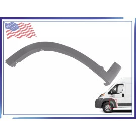 Texaseparts For 2014-2018 ProMaster 1500/2500/3500 Left Driver Front Flare Scuff Plate Trim
