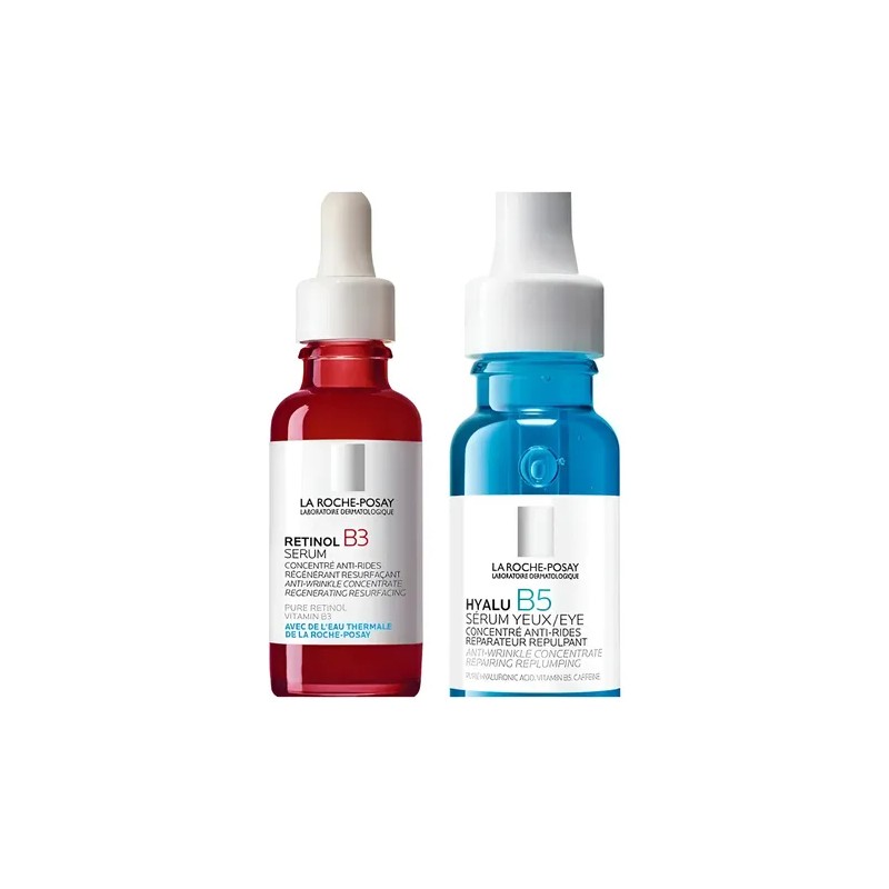 Kit Hidratante Serum Hyalu B5 Retinol B3 La Roche Posay