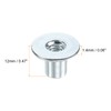uxcell M6 T-Nuts, 24pcs Carbon Steel Tee Nut Round Base