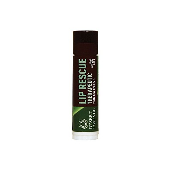 Desert Essence Lip Rescue Therapeutic w/ Tea Tree Oil 0.15 oz (4.25 g) Balm