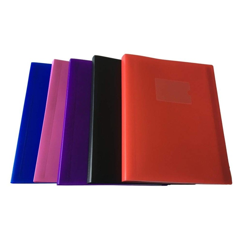 Janrax A4 Flexible Cover Display Book - Presentation Folder (Black,