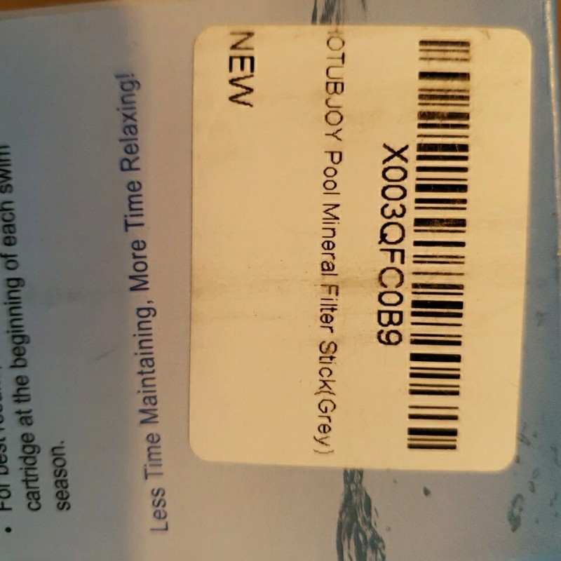 Hotubjoy Mineral Ion Cartridge Sticks 4 Filters Hot Tub Spa