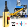 Fafeicy Hoist Button, 2-button Driving Control Switch XAC-A2713 with Emergency
