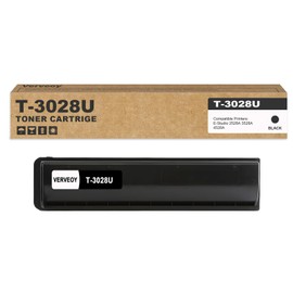 Verveoy T3028U T-3028U T3028UK High Yield Black Toner Cartridge Compatible for Toshiba T-3028U for E-Studio 2528A 3528A 4528A Printer (1-Pack, Black)