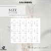 COLORBIRD Nail Tips, Long, 24 Pieces, Pink, Nail Tips, Short,