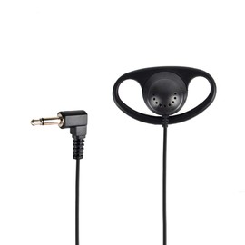 TWAYRDIO TC-001D 1 Pin L-shaped φ3.5mm Ear-hook Type Earphone Earphone for Motorola Kenwad ICOM Standard Yaes