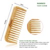 Comb for Curls Hair Ecological Wooden Comb Coarse 100% Natural