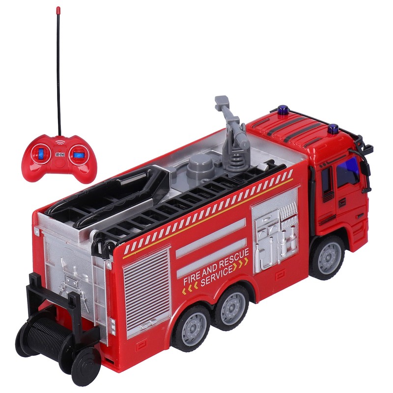 1:30 Fire Fighting Truck Model Remote Control Light Sound Simulation