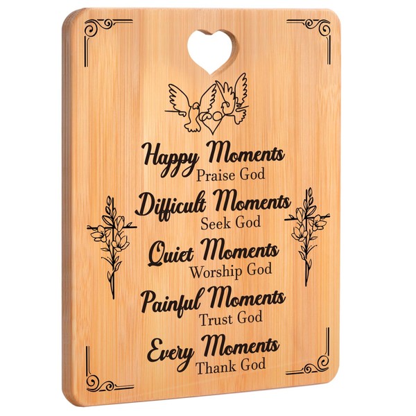 Christian Gift for Women, Natrual Chopping Board, Christian Gifts, Inspirational