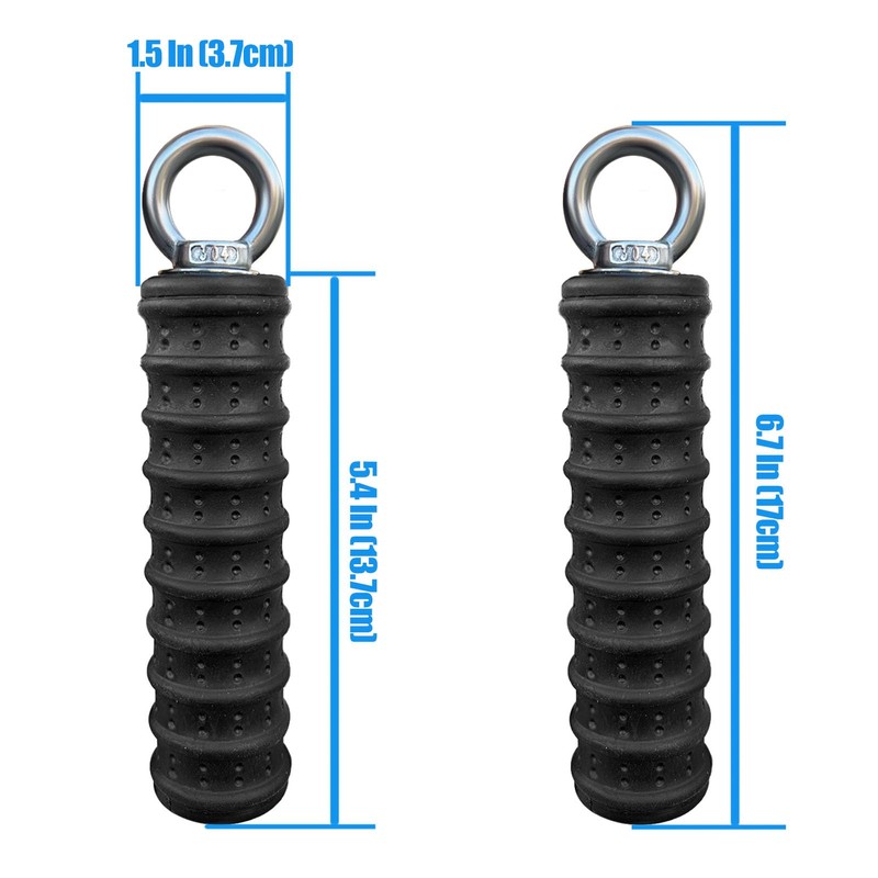 Ergonomic Tricep Rope Pull Down Attachment, Upgraded Long Triceps Rope