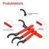 GWAEPU Detacheur Hook Wrench Set of 4 Adjustable Thread Wrench