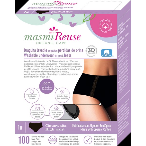 masmi Womens Panty for Bladder Weakness , L