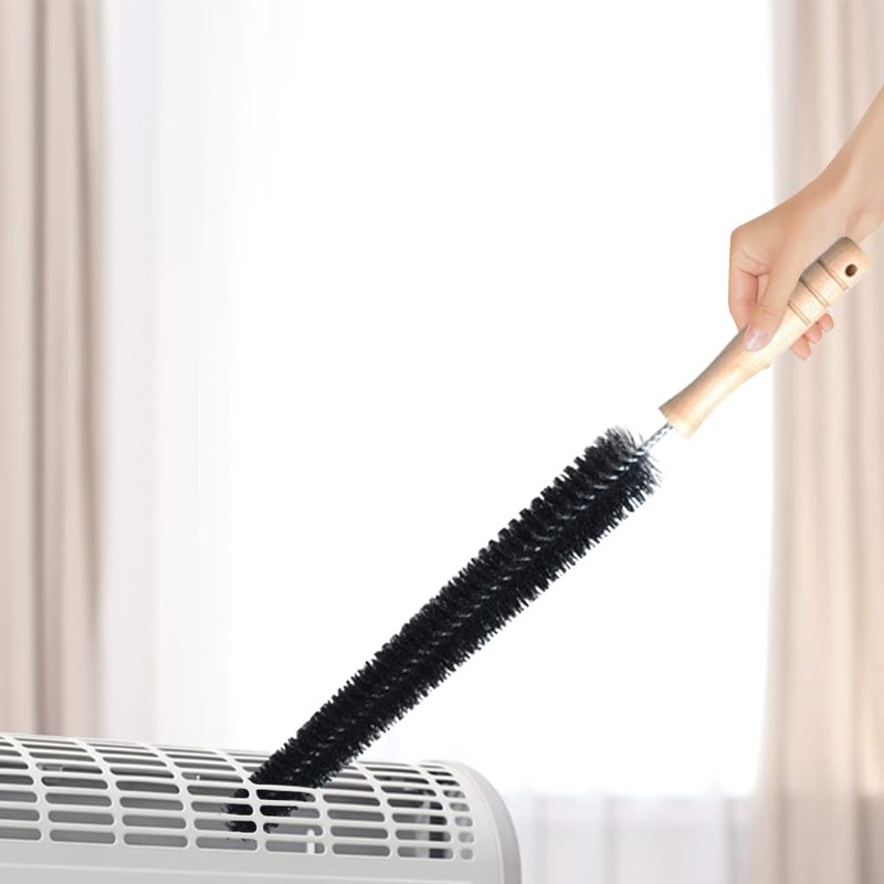 2Pcs Radiator Brush, Dryer Lint Brush Vent Cleaner, 16 inch