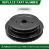 TENGMUJX 07340400 Spindle Pulley Fit for Gravely Pro-Turn 60 160