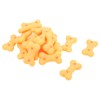 20pcs Rubber Dog Squeaky Bone Toy Teeth Cleaning Dog Bone