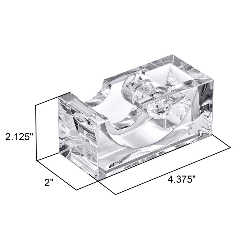 Amazing Abby - Tanya - Acrylic Tape Dispenser (1-Pack), Plastic