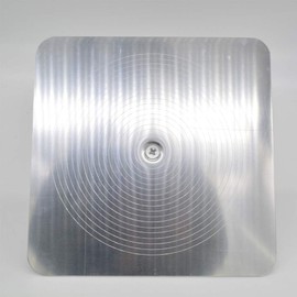 GeKLok Plaster Hawk, Aluminium Mortar Board Holder, Home Paint Plastering Hawk with Handle, Finishing Plastering Tool Finishing Trowels(Silver)