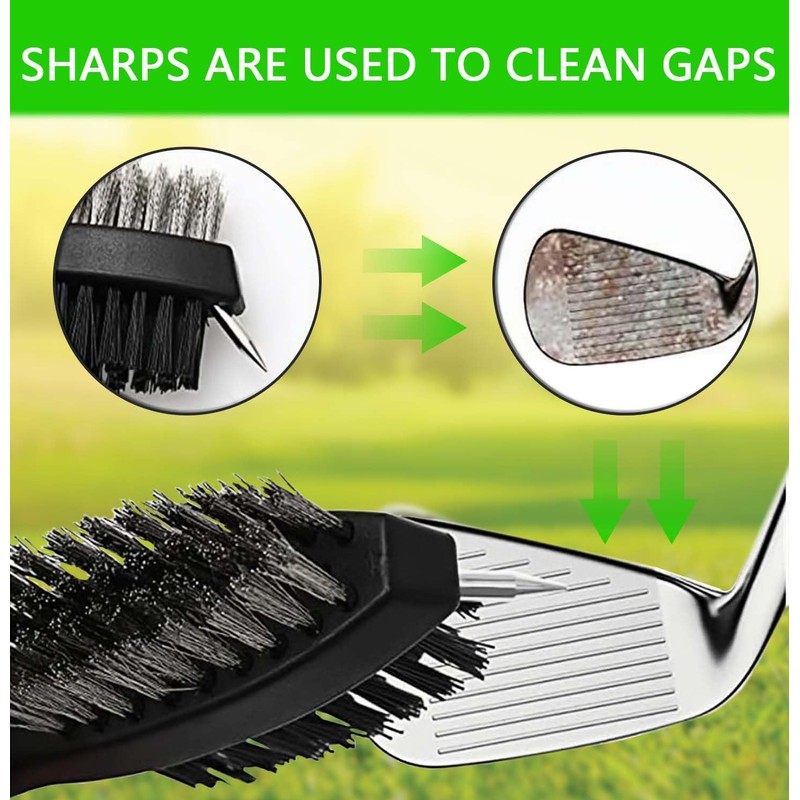 Golf Clean Tool 7 Set,Golf Towel and Brush Golf Club