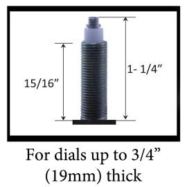 Takane Made in USA Takane Electric 110V Clock Movement Kit with Hands, Multiple Sizes - 1 1/4" (32mm)