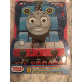 Thomas The Train Birthday Party Invitations 8 Invites & Envelopes NEW