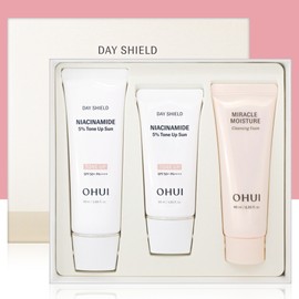 O HUI Day Shield Niacinamide 5% Tone Up Sun Cream 50ml Black Red Sun Cream / 오휘 데이쉴드 나이아신아마이드 5% 톤업 선 크림 50ml  블랙 레드 선크림