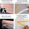 CHANGZHONG Tape and Drape 3 Rolls Transparent Pre-Taped Masking Film