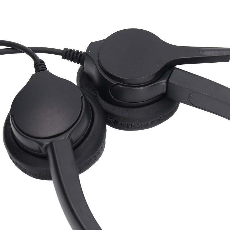 Call Center Headset Adjustable Wired Noise Cancelling Customer Service Headset