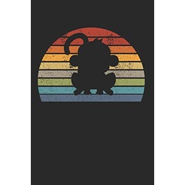 Affe Äffchen Notizbuch: Affe Äffchen Notizbuch für Liebhaber / Notizheft / Notizblock A5 (6x9in) Dotted Notebook / Punkteraster / 120 gepunktete Seiten