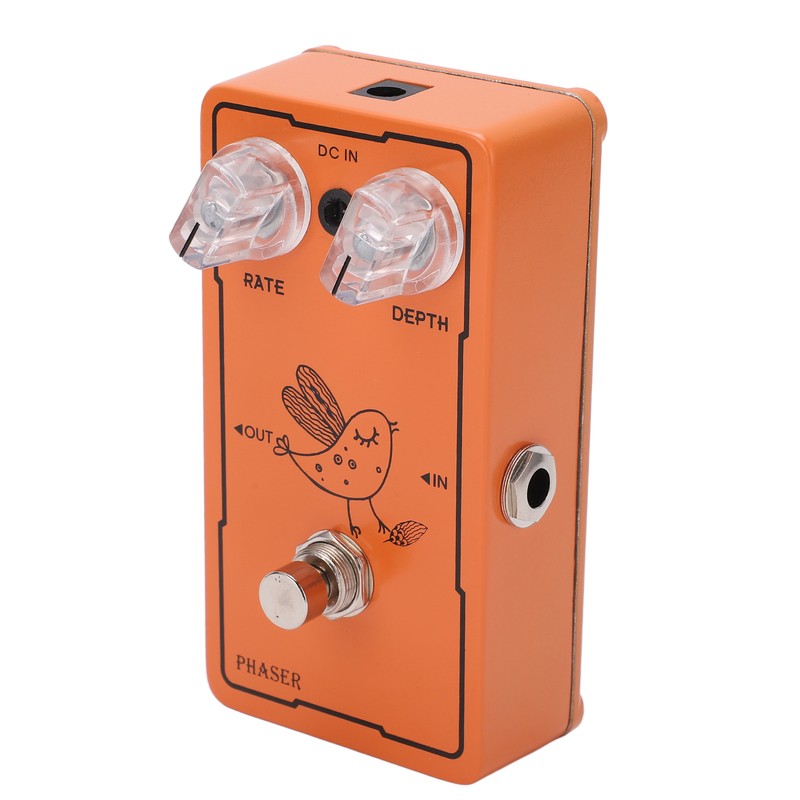 Phase Effect Metal Rate Depth Knobs Guitar Monoblock Phaser Pedal