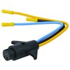 attwood 7622-7 3-Wire 12V/24V Trolling Motor Connector, 10 Gauge, Multiple,