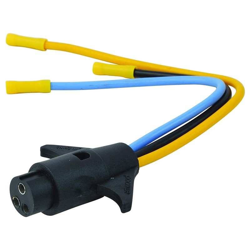 attwood 7622-7 3-Wire 12V/24V Trolling Motor Connector, 10 Gauge, Multiple,