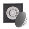 Modern Living Square Wireless Doorbell in Black Ash and Brushed